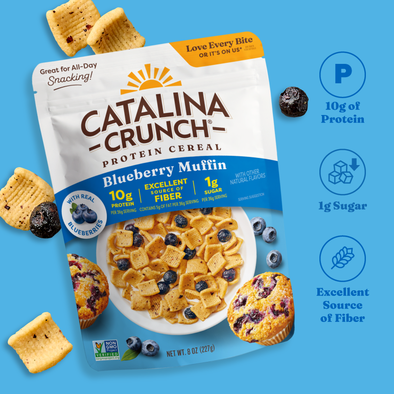 Blueberry Muffin with Blueberries Cereal - Image 2